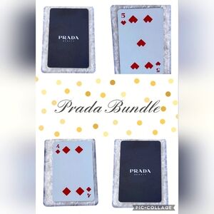 Prada New Bundle 4 💎 5❤️ Cards in Protective Cases